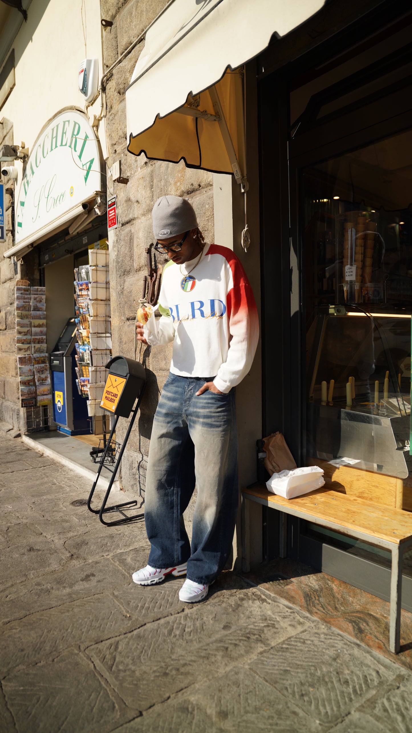 Azzuri Waffle Long-sleeve